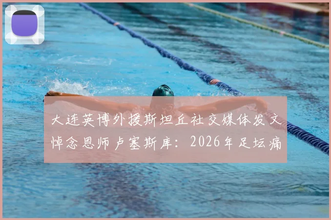 大连英博外援斯坦丘社交媒体发文悼念恩师卢塞斯库：2026年足坛痛失传奇，愿你安息